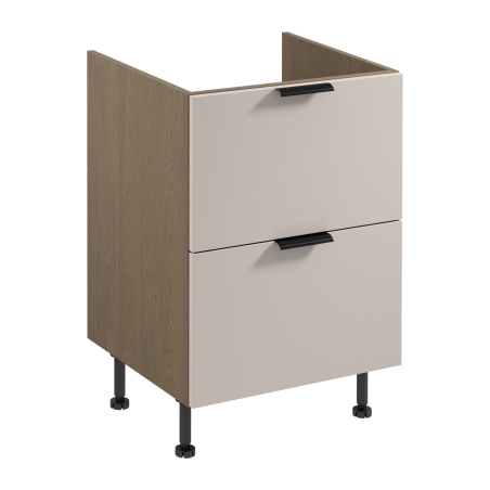 Lower kitchen cupboard Sorento D60IN AX Gała Meble