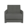 Sofa jednoosobowa Como rozkładana z pojemnikiem Black Red White Sofa jednoosobowa Como rozkładana z pojemnikiem Black Red White