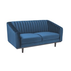 Sofa Asprey Velvet 2 granatowa Signal