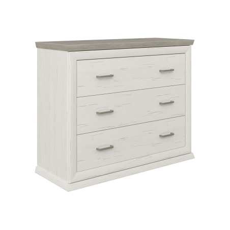 Children's chest Camron 110 cm with 3 drawers aurelio pine Black Red White