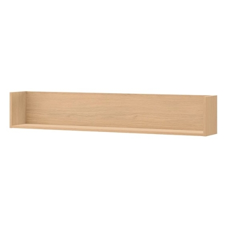 WO-10 Lenart Oak Vincenza White Hanging Shelf