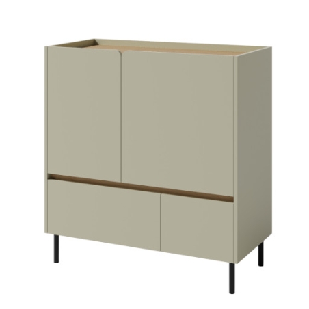LC9 Luca Eucalyptus two-door chest of drawers Meblar