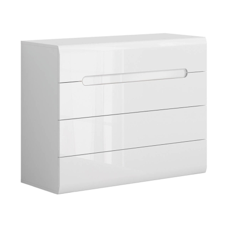 Azteca Trio chest of drawers Black Red White