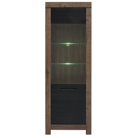 Balin one-door cabinet Black Red White