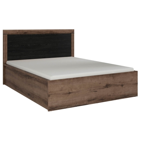 Balin 140 bed with box Black Red White