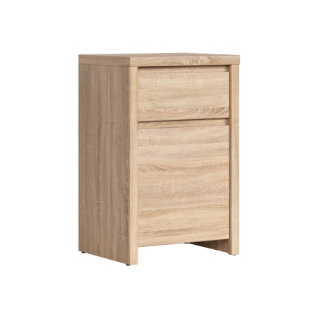 Komoda Kaspian 49cm Dąb Sonoma Black Red White