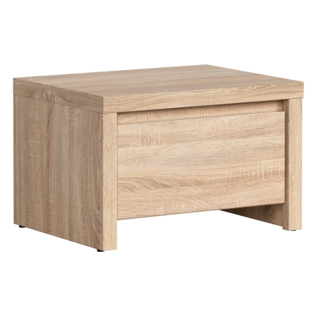 Bedside table Kaspian KOM1S Black Red White