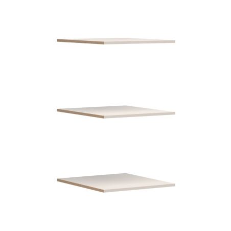 Shelves for the Anga wardrobe Black Red White