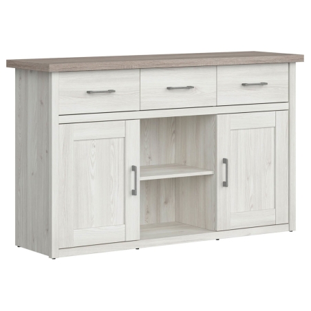 Luca Juzi chest of drawers KOM2D3S Black Red White