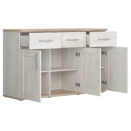 Romance chest of drawers II Black Red White