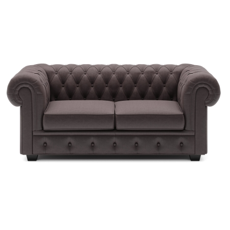 Sofa Chesterfield 2 Wersal odcienie brązu