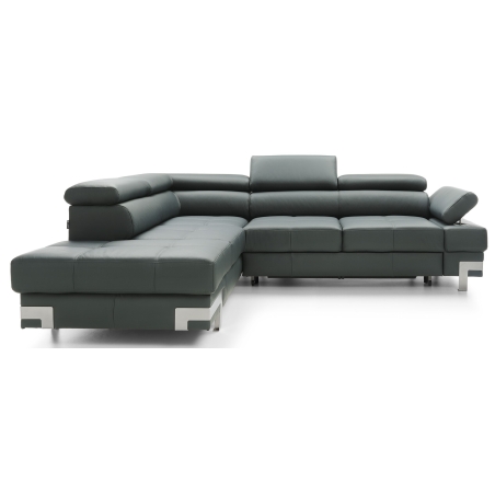 Corner sofa Emporio L natural leather Versailles