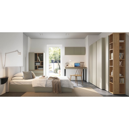 Desk Luca LC10 L/P 228cm Eucalyptus Meblar
