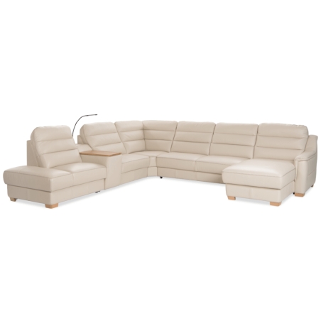 Edera Vero corner sofa with bar