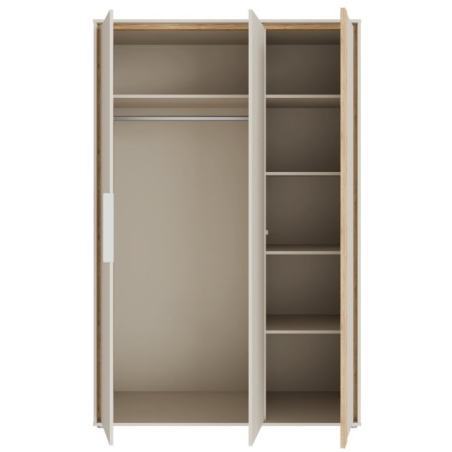 Szafa 130cm Wexlin Piaskowy/Dąb Mauvella Forte