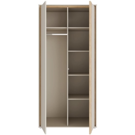 Szafa 90cm Wexlin Piaskowy/Dąb Mauvella Forte