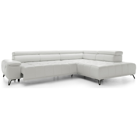Palladio L natural leather Versailles sofa bed