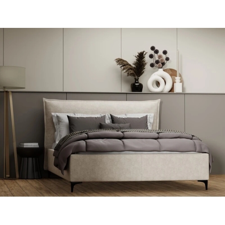 Upholstered bed Helsingborg with container 140x200cm Forte