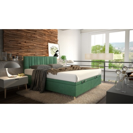 Continental bed with container Palermo 140x200cm Forte