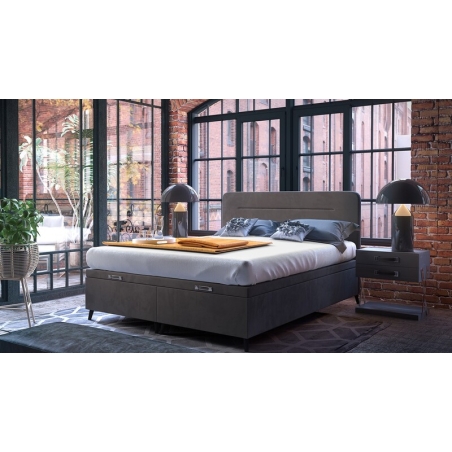 Continental bed with container Imperial 160x200cm Forte