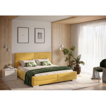 Sozonti 120x200cm upholstered bed with container Forte