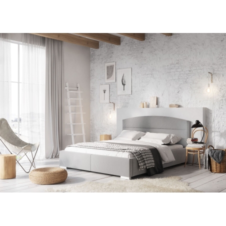 Upholstered bed with a container Tipur 160x200cm Forte