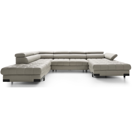 Corner sofa Selva XL natural leather Versailles