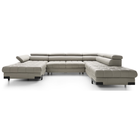 Corner side - Rights, colour - shades of beige, Versailles Leather Group I - Madras G-22