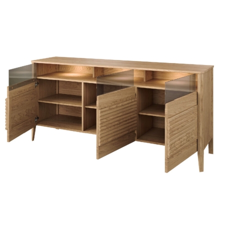 Tango 3D large chest of drawers with LED lighting Mebin
