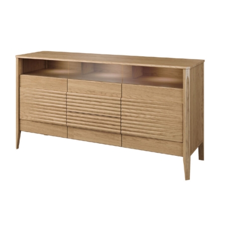 Tango small 2D2SZ chest of drawers with LED lighting Mebin
