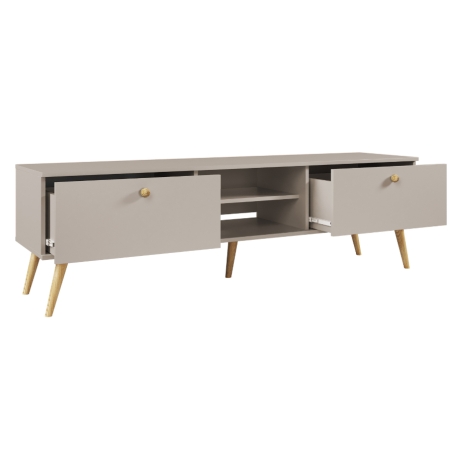 RTV cabinet 170cm with two drawers Boho