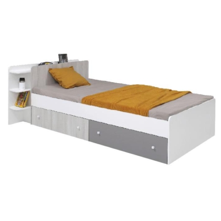 Meblar Como CM12 Bed with Left-Side Drawers