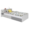 Meblar Como CM13 Bed with Left-Side Drawers Meblar Como CM13 Bed with Left-Side Drawers