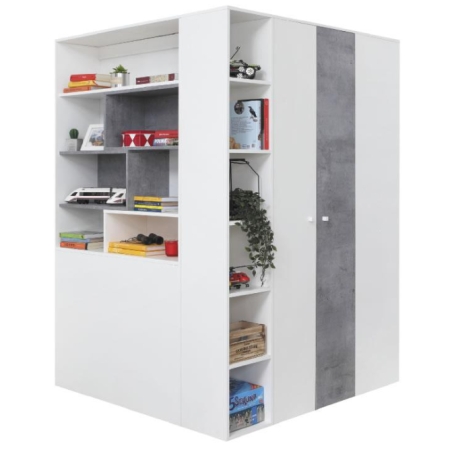Meblar Sigma SI1 Wardrobe – Right Configuration Meblar Sigma SI1 Wardrobe – Right Configuration