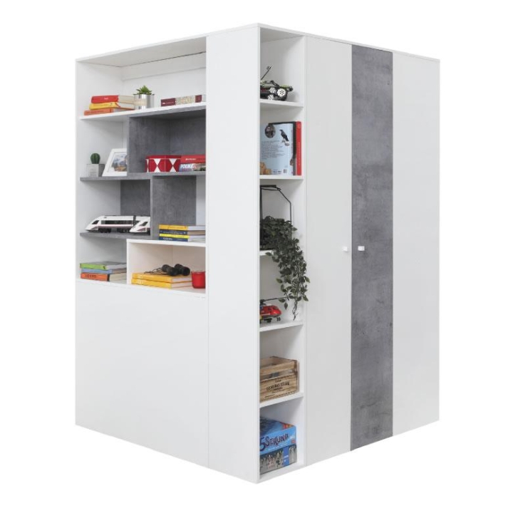 Meblar Sigma SI1 Wardrobe – Right Configuration Meblar Sigma SI1 Wardrobe – Right Configuration