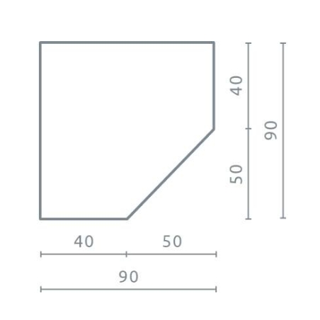 Meblar Delta DL2 Left-Side Corner Wardrobe