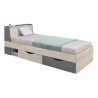 Meblar Delta DL14 Bed 90x200 – Left-Side Configuration