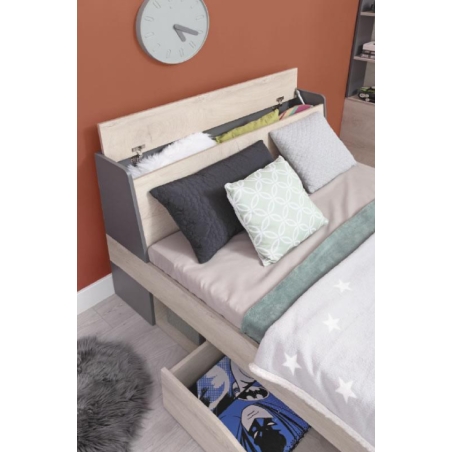 Meblar Delta DL14 Bed 90x200 – Left-Side Configuration