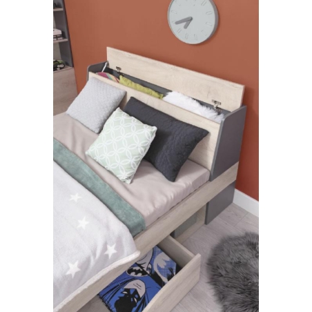 Meblar Delta DL14 Bed 90x200 – Right-Side Configuration