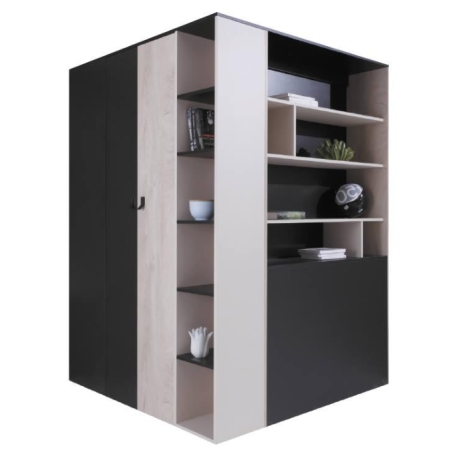 Meblar Planet PL1 Corner Wardrobe - Left-Side Configuration Meblar Planet PL1 Corner Wardrobe - Left-Side Configuration