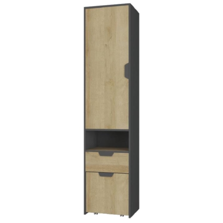 Meblar Nano NA3 Left-Opening Door Bookcase Meblar Nano NA3 Left-Opening Door Bookcase
