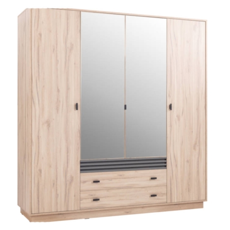 Meblar Allmo AL16 Wardrobe with Mirror Meblar Allmo AL16 Wardrobe with Mirror