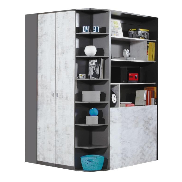 Meblar Tablo TA1 Left-Opening Wardrobe Meblar Tablo TA1 Left-Opening Wardrobe