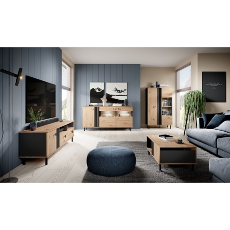 Laski Meble Madis Low Display Cabinet