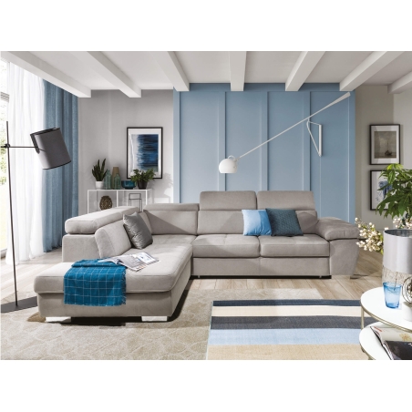 Rosso L Corner Sofa