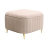 Laski Meble Laren Pouffe light beige