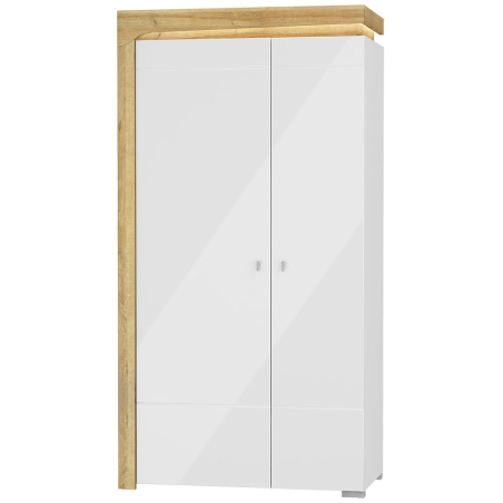 Theo THS-2 Wardrobe Oak/White