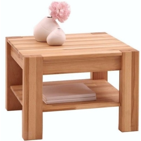Meble Hugon – Nena Solid Beech Coffee Table 65x65