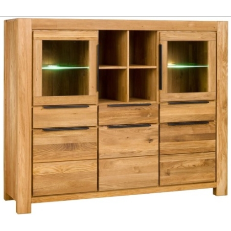 Meble Hugon – Nena Oak Sideboard 5D3S