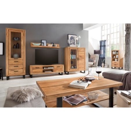 Meble Hugon – Tina Oak TV Cabinet 138 2S